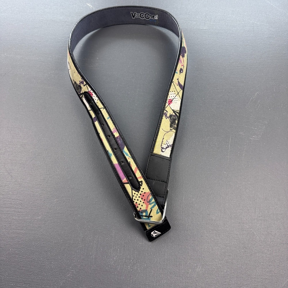 Volcom Graphic Belt Medium Unisex Goth Punk Skater Streetwear Adjustable 90s Y2k